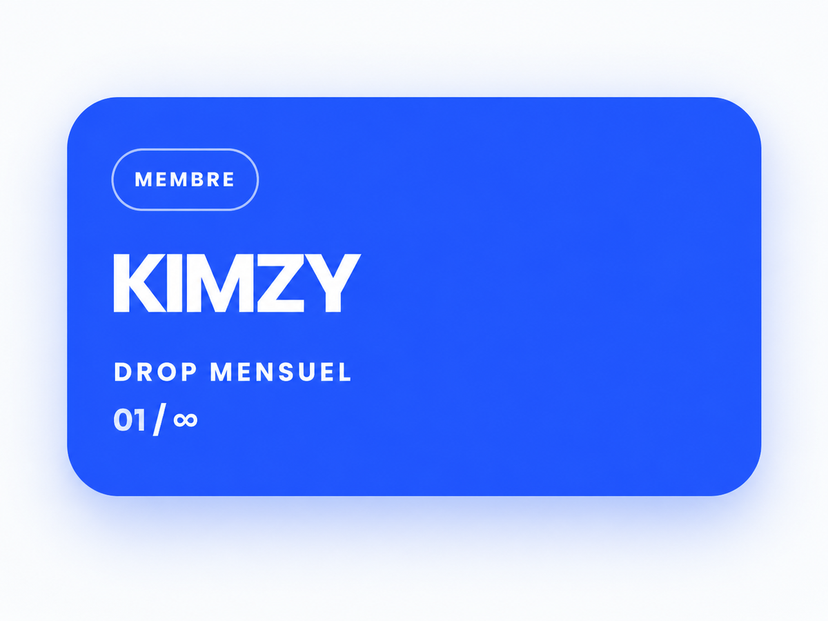 Carte membre Kimzy Club